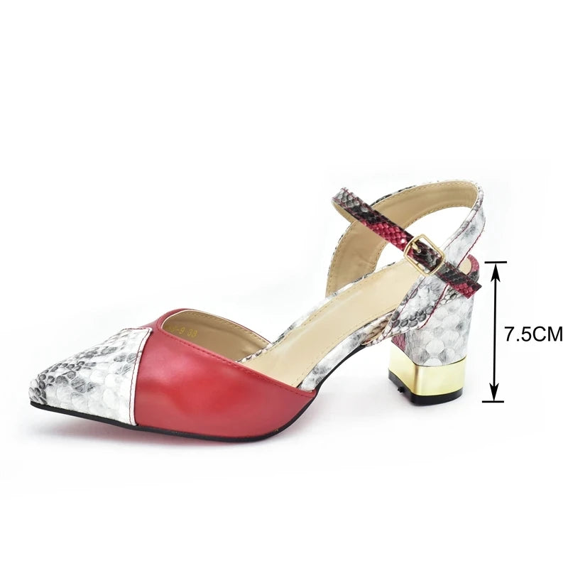 Latest Design Matching Nigerian Party Shoes and Bags for Ladies Patent Leather Shoes for Women Sandals African Bag and Shoe Sets