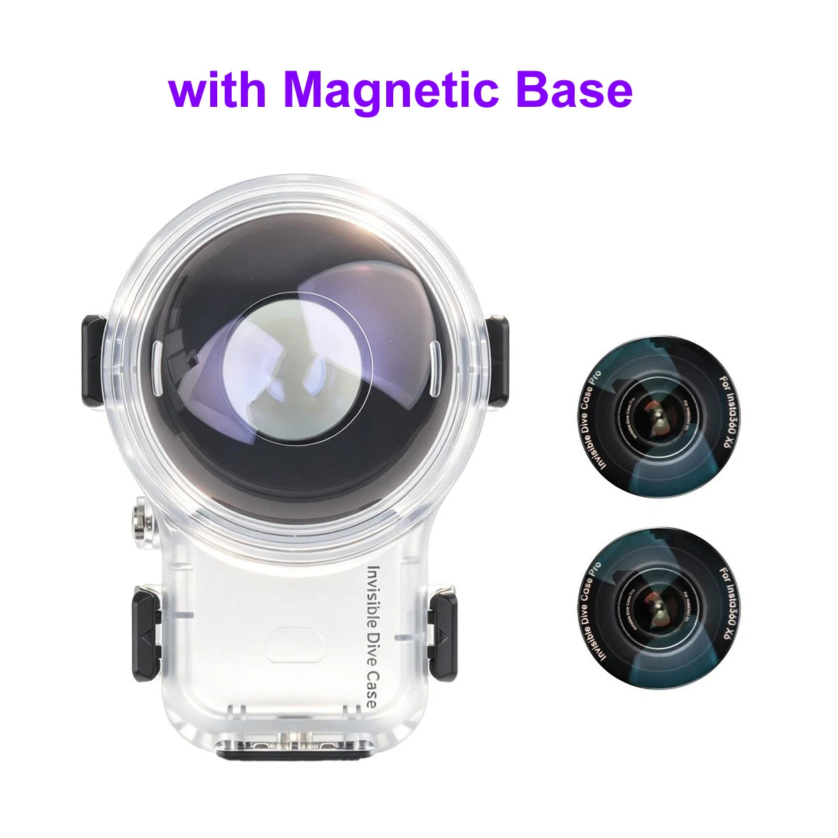 60 Metre Invisible Waterproof Diving Case for Insta360 X6