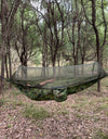 Large Camping Hammock with Mosquito Net Pop-up Parachute Lightweight Hanging Hammocks Tree Straps Swing Hammock