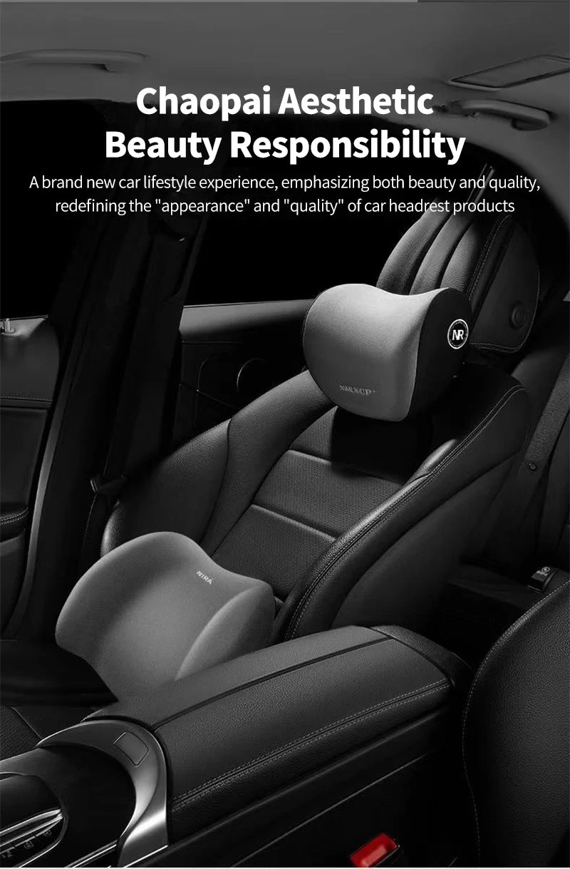 Memory Foam Car Neck Headrest Pillow Auto Car Seat Pillow Breathable Head Support Neck Rest Protector Automobiles Interior