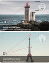 Rechargeable Golf Laser Rangefinder 1200m 650m with Slope Adjusted Flag-Lock Vibration Distance Meter Telescope Hunting