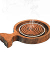 Creative Wooden Incense Burner Fish-shape Incense Holder with Metal Mesh Incense Plate Ash Catcher Buddhism Supplies Home Decor