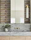1/10pcs 3D Tile Sticker Self-adhesive Faux Stone Wall Panel Peel and Stick Kitchen Tile Backsplash Bathroom Wall Tile Sticker