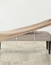 Velvet Long Bench Cover Stretch Soft Piano Stool Covers Rectangle Elastic Chair Cover All-inclusive for Dining Room Bedroom