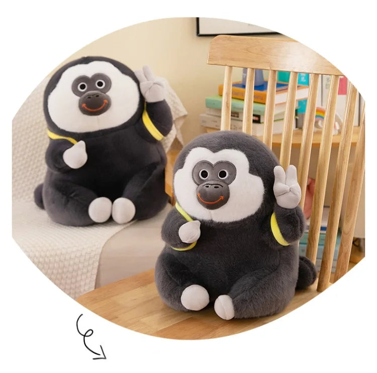 Ugly Cute Monkey Plush Stuffed Doll Banana Pillow Toy