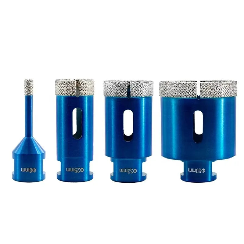 Dry Diamond Drilling Core Ceramic Tile Hole Saw Cutter Granite Marble Drill Bits Tiles Crowns with M14 Thread Opener
