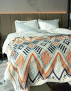 Boho Plaid Blanket Simple Throw Winter Warmer Blankets Decorative Sofa Cover Knitted Soft Shawl
