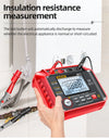 Digital Megohmmeter Meters Insulation Earth Resistance Meter Tester Cable High Voltage Voltmeter Resistor Meter Tool