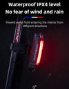 Bicycle Rear Light 500mAH USB Rechargable LED Lamp Bike Tail Light Safety Warning Seatpost Riding Cycling Taillight