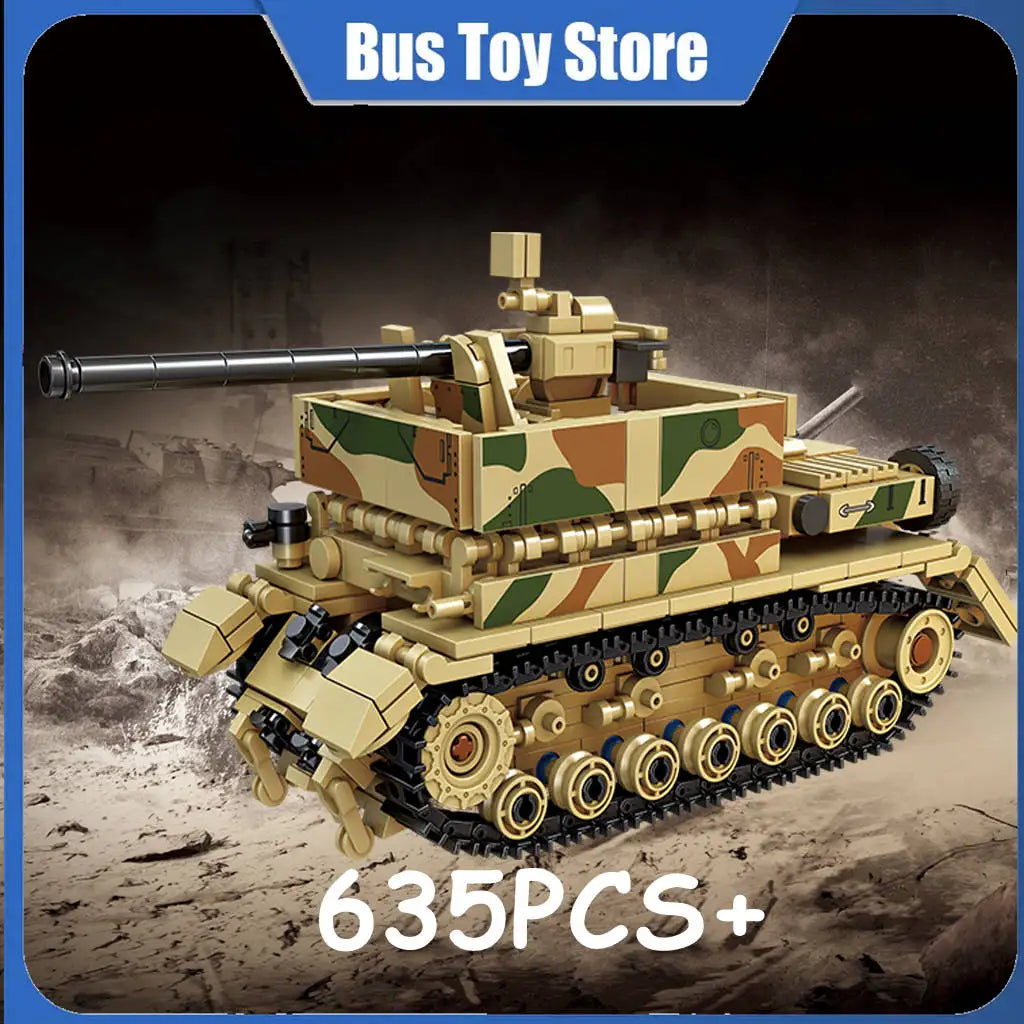 WW2 Brick Germany Military Vehicle Batisbrick 80cm KE Railway  Dora Building Block World War Construction Toy Collection