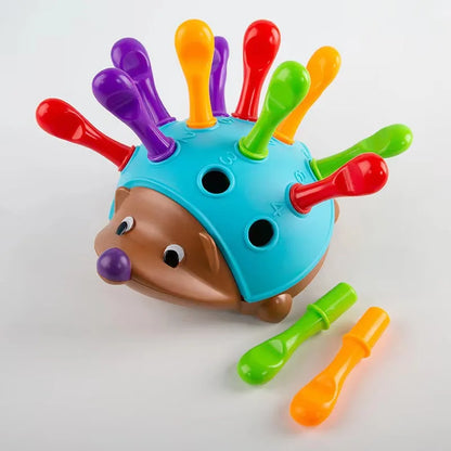 Heddgehog Insert Educational Toy Montessori Toys Training Focused on Children's Fine Motor Hand-Eye Coordination Fight Inserted