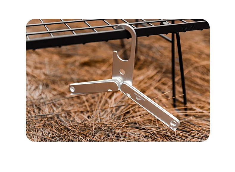 Folding Household Aluminum Alloy Clothes Hanger Outdoor Camping Portable Coat Drying Rack Metal Hangers for Travel