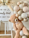 18/36inch Bear Cutout for  Shower Decorations We can Bearly Wait Bear Mosaic Board for Birthday Welcome  Backdrop Decor