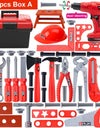 Kids Toolbox Kit Educational Toys Simulation Repair Tools Toys Drill Plastic Game Learning Engineering Puzzle Toys Gifts For Boy