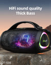 Portable Bluetooth Speaker, Wireless TWS Subwoofer, Waterproof Mobile, HIFI Quality, Big Power, 160W