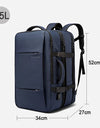 Travel Backpack Men Business Backpack School Expandable USB Bag Large Capacity 17.3 Laptop Waterproof Fashion Backpack
