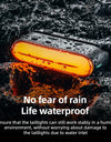Bicycle Taillight Magnetic Install 400mAH Type-C IPX6 Waterproof  Smart Brake Sensing Rear Light MTB Road Cycling Light