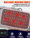 Red Light Heating Vibration Massage Inflatable Belt Airbag Support Air Decompression Back Brace Adjustable Waist Support Belt