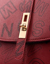 Women's Designer Letter Printing Leather Backpacks Large Capacity Travel Shoulder Bags Totes School Bag