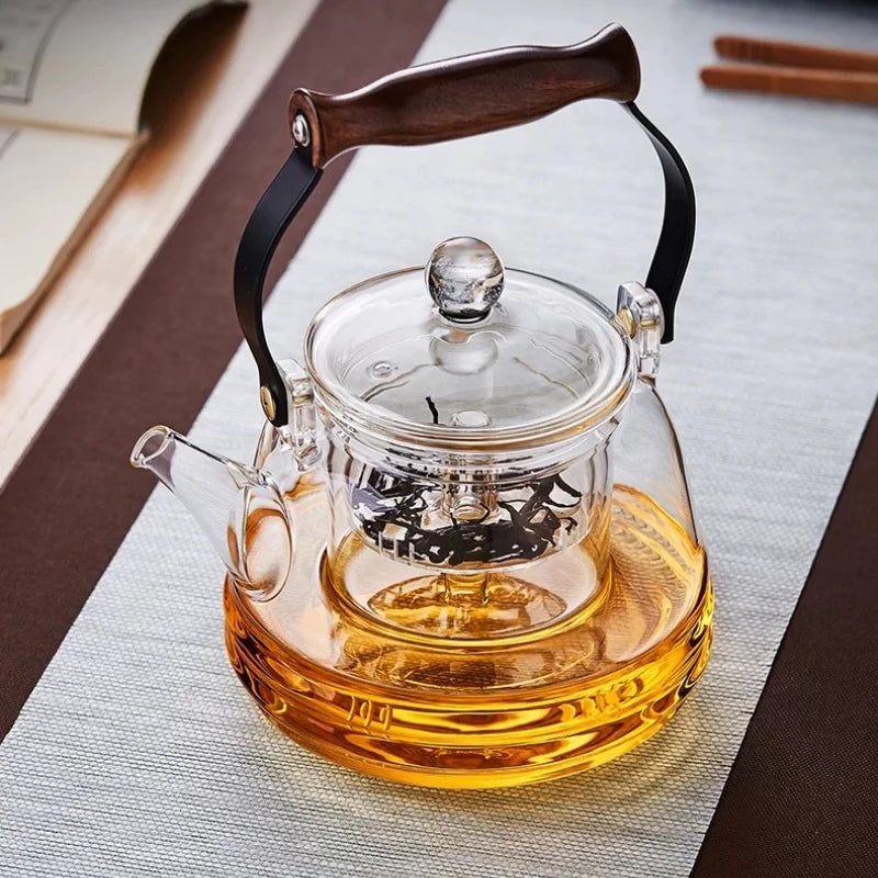 1000ml Stovetop Safe Borosilicate Glass Teapot with Infuser