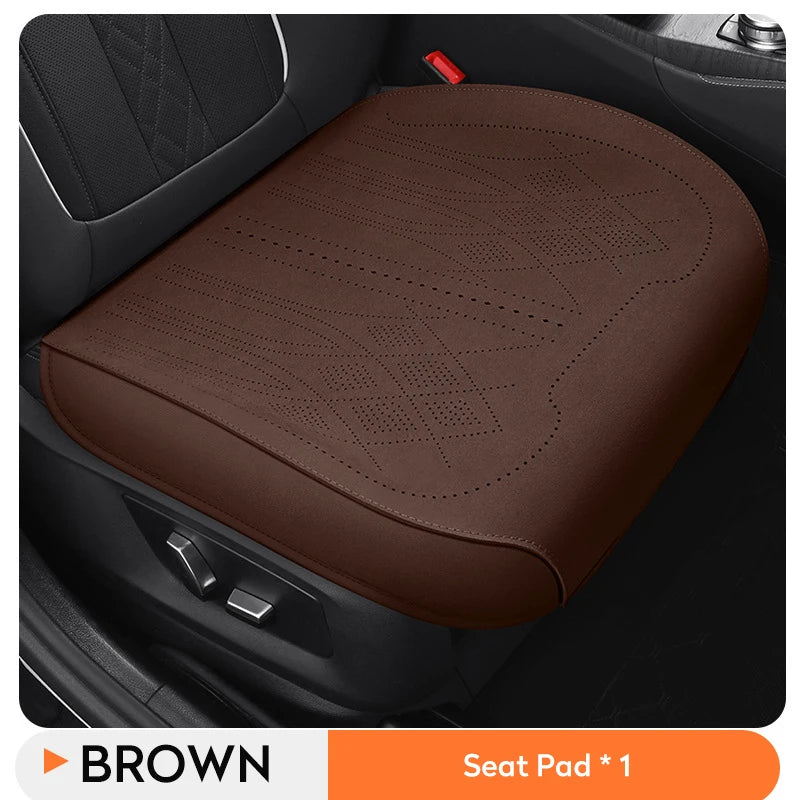 Universal Flip Fur Car Seat Cover Sweatproof Breathable Car Seat Cushion Thin Anti-slip Auto Seat Mat Pad Car Interior Accessory