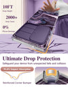 for Samsung Galaxy S25 Ultra Case with Slide Camera Cover Screen Protector Shockproof Drop Protection Marble Phone Cover