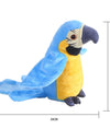 Parrot Talking Electronic Speaking Record Repeats Cute Soft Stuffed Animal Bird Doll Children Kids Baby Gift
