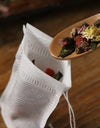Disposable Tea Filter Bags Non-woven Fabric Tea Bag with Drawstring Kitchen Filter Paper for Coffee Herb Loose Tea Wholesale