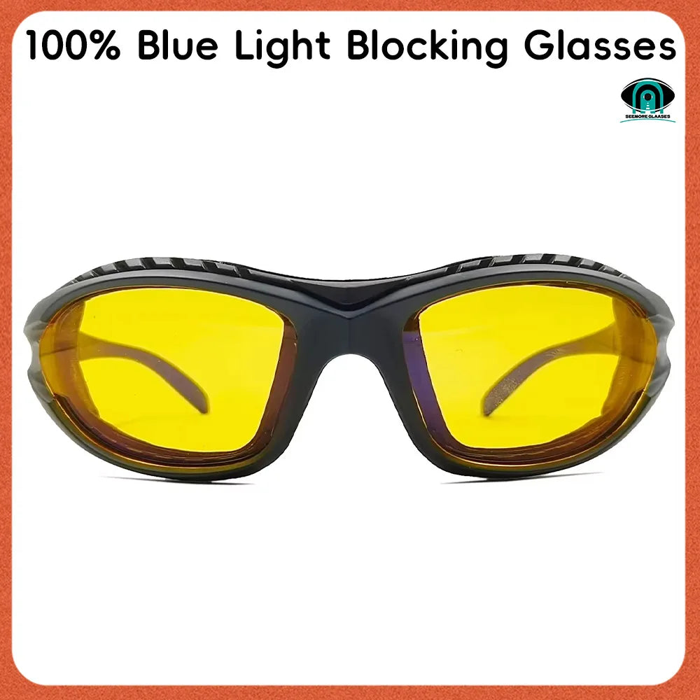 100% Anti Blue Light Blocking Goggles Glasses Anti fatigue Glasses  Gaming Eyeglasses Computer Reading