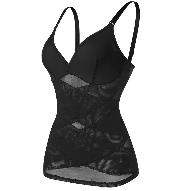 Women Built-In Bra Shapewear Camisole – Tummy Control Slimming Tank Top