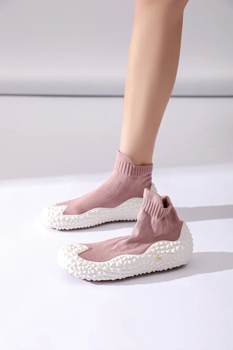 Women's silent soft sole cushioned shoes Squat silent hard pull fitness shoes casual shoes