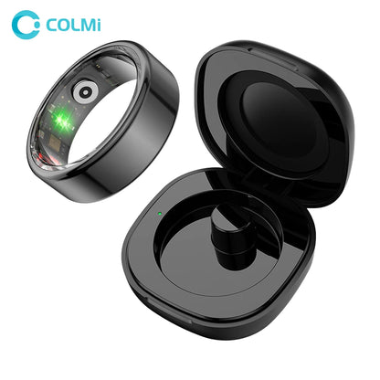 R02 Smart Ring with Charging Case for Men Women, Battery Life, 39 Days, Health Monitor, 5ATM Waterproof, Multi-sport Mode