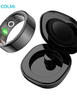 R02 Smart Ring with Charging Case for Men Women, Battery Life, 39 Days, Health Monitor, 5ATM Waterproof, Multi-sport Mode