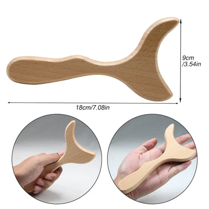 Small Wood Massage Tools, Maderoterapia Lymphatic Drainage Massager, Wood Therapy Tools,Upgraded Gua Sha Tool, Cellulite Massage