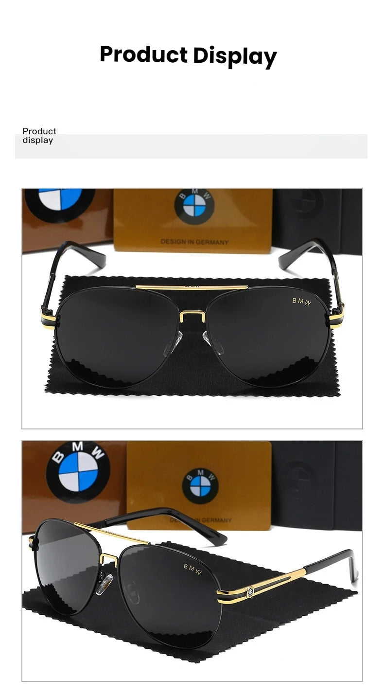 For BMW Car High End Luxury Driving Polarized Sunglasses Anti Glare Driver Sunglasses