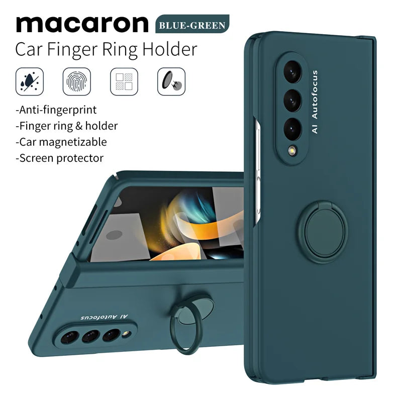Car Mounted  Bracket Phone Case For Samsung Z Fold 2 3 4 5 Anti Fall All Inclusive Phone Protection Case