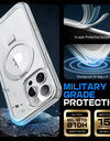 For iPhone 16 Pro Max Case with Camera Control Capture Button UB Mag Stand Series Slim Clear Magnetic MagSafe Phone Case
