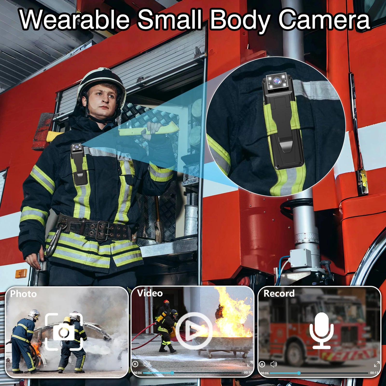 Wifi Mini Camera 1080P Portable Digital Video Recorder Worn Police Small Body Cam Night Vision DV Miniature Camcorder