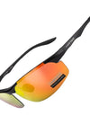HISTAR Polarized Sunglasses Anti-UV HD Vision Anti-Glear AL-M Alloy Frame Rubber Nose PAD Hot Selling Fishing Glasses