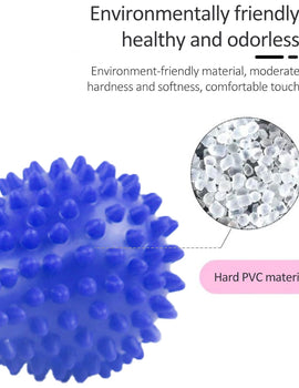 Peanut PVC Yoga Supplies with Thorns Workout Massage Peanut Hand Ball Yoga Fitness Ball Inflated Air Bag Peanut Ball 6 Colors