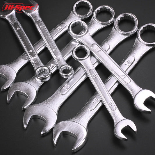 Hi-Spec Car Repair Tool Kit Socket Wrench Set 1/4 3/8 1/2 Ratchet Combination Tool Set for Home & Auto Maintenance
