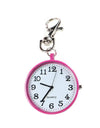 Moveable Pointer Watch Keychain for Women Men Trendy Electronic Clock Key Chain Child Gift Car Key Ring Accessories
