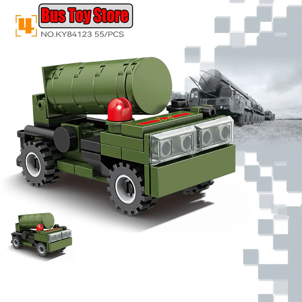 BMPT Terminator Tank KV-2 T-34 Tiger I WW2 Military Classic Model Building Blocks Bricks Boy  Toys for Christmas Gifts