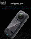 2PCS For Insta360 X3 Curved HD Screen Film Protective Film (Transparent)