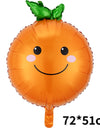 1PC Fruit Foil Balloon Peach Watermelon Strawberry Orange Pineapple Summer Party Decoration Supplies Kids Toy Gifts for Children