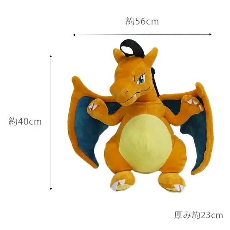Kawaii Pokemon Plush Backpack Soft Cartoon Shoulder Bag