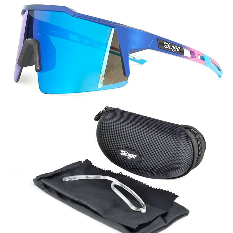 Photochromic Cycling Sunglasses UV400 Sports Bike Eyewear