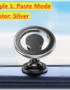 Magnetic Car Phone Holder Stand Magnet Car Mount Support GPS Mobile Bracket in Car For Macsafe iPhone 15 14 13 12 Samsung Xiaomi