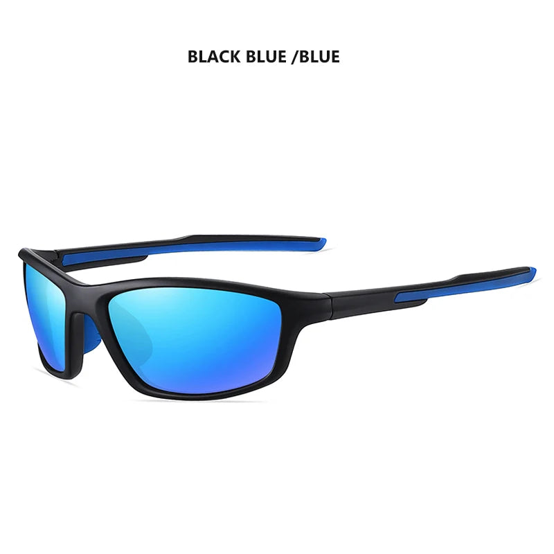 TR90 Polarized Outdoor Sports Sunglasses UV400 Mirror Anti-Glare Driving Glasses for Men Women