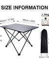 Outdoor Camping Table Ultralight Backpack Portable Folding Table High Load Carrying Hiking Beach Picnic Barbecue Durable